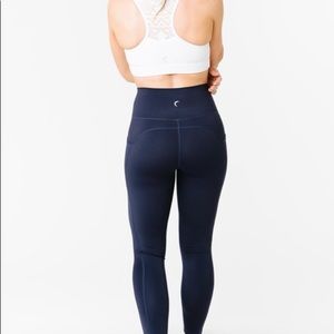 Zyia Navy Pocket Brilliant Hi-Rise 7/8 24"